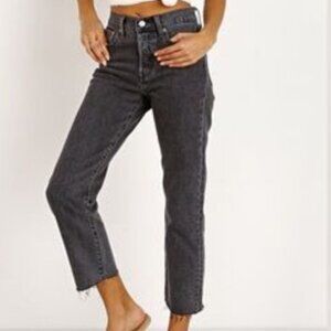 Levi’s straight leg black jeans